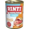 RINTI Kennerfleisch Junior 400g Dose Hundenassfutter 24 x 400 Gramm Huhn