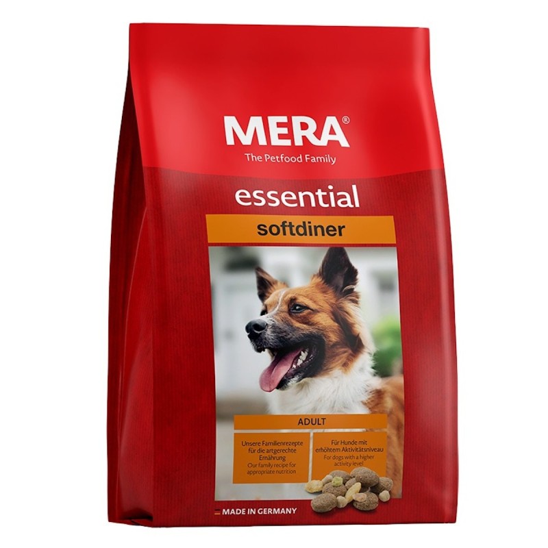 mera essential Softdiner Mix Menü Active Hundetrockenfutter Sparpaket 2 x 12,5 Kilogramm