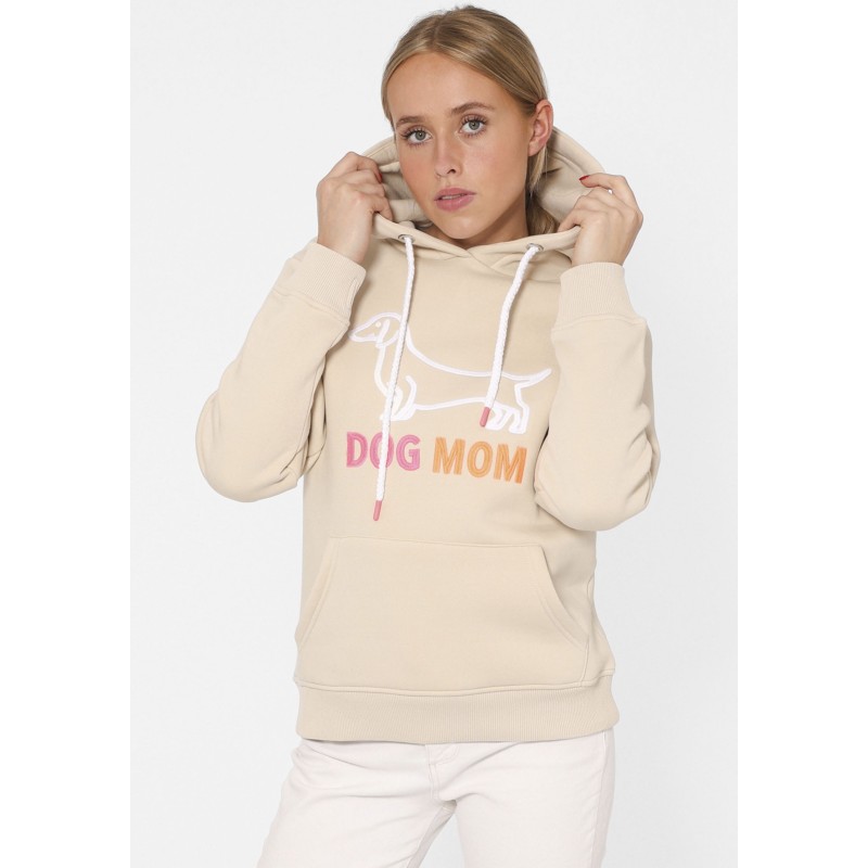 Zwillingsherz Hoodie »"Dog Mom"«, mit Kapuze, Hundemotiv und Fronttaschen