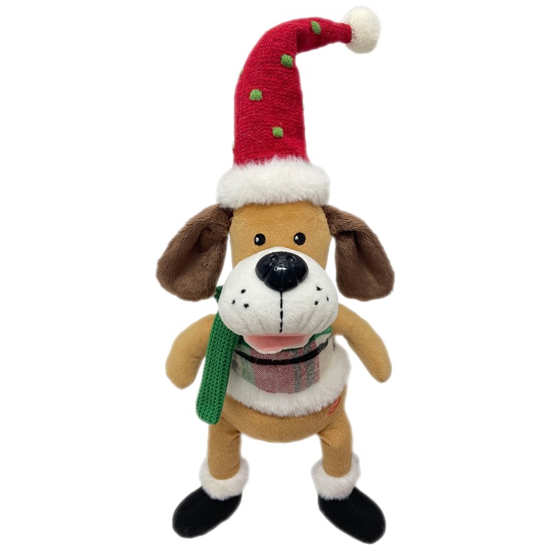 SHX Weihnachtsfigur »Singender und schaukelnder Hund«, Bewegung, lebhafte Musik