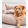 MiaCara Senso Box Dog Bed Greige / SM