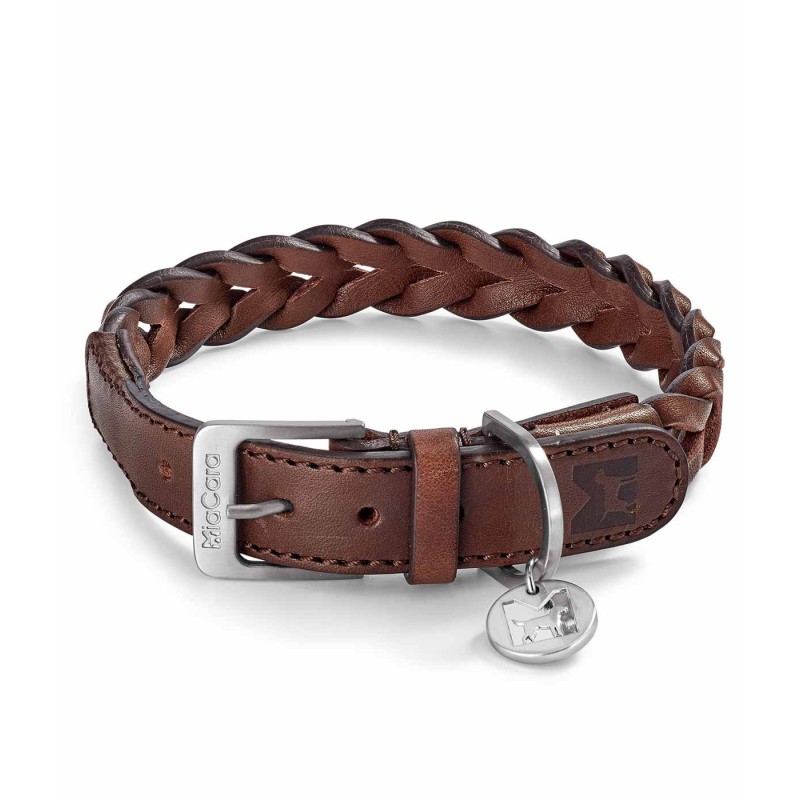 MiaCara Bergamo Dog Collar Brown / L