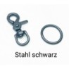 Halsband Set SWEETHEART in mint | Beschläge: Stahl Schwarz | Auswahl: Halsband | Farbe: mint