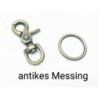 Hundehalsband Set AIKA in rotbraun | Beschläge: Antikes Messing | Auswahl: Halsband | Farbe: rotbraun