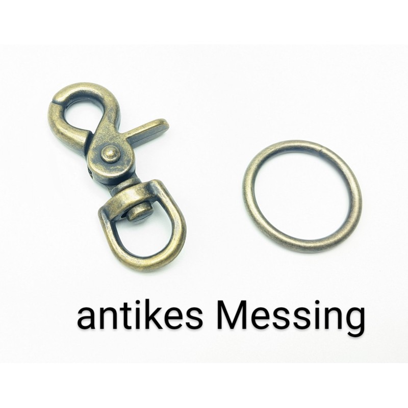 Halsband Set FIETE in beige | Beschläge: Antikes Messing | Auswahl: Halsband & Leine | Farbe: beige