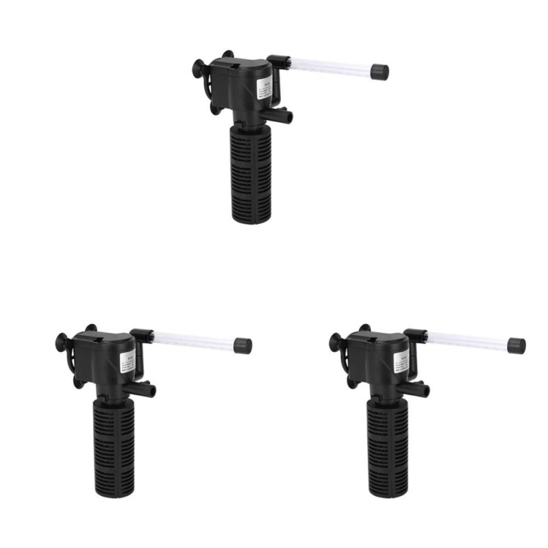 3-in-1-Aquarienfilter, leiser Mini-Aquarienfilter für Aquarien (RS 602 EU)