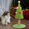 Yousheng Kratzbaum für Katzen, Weihnachtsbaum-Design, kratzfest, mit Plüschball, Simulationsrasen, großes, verschleißfestes K