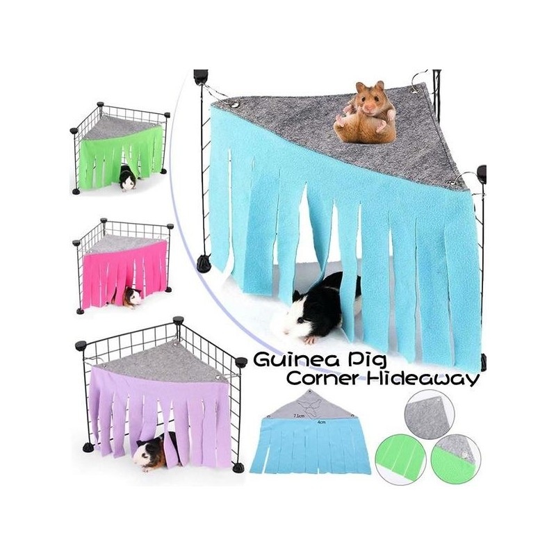 Home Supplies Hamster-Hängematte, Meerschweinchen, Kaninchen, Quaste, Eckhaus, Vermeidung von Zelt, Nest, kleines Haustier, v