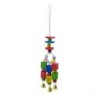 Wooden Hanging Pet Birds Toy, Bird Parrot Chewing Toy Toys , Great