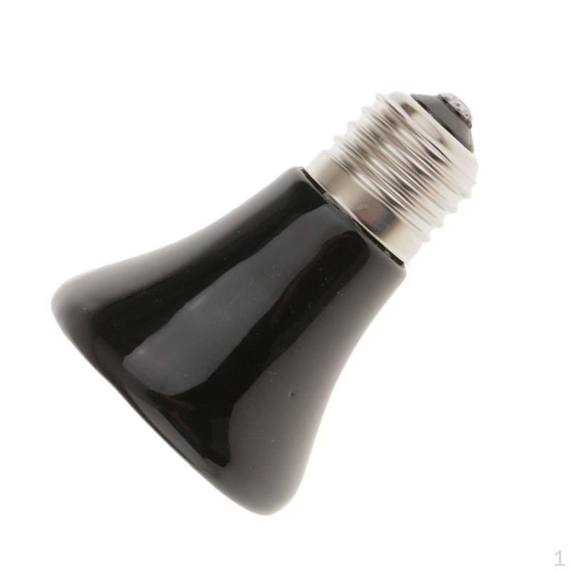 Keramische Wärmestrahler-Glühlampe, 50 W, Schwarz