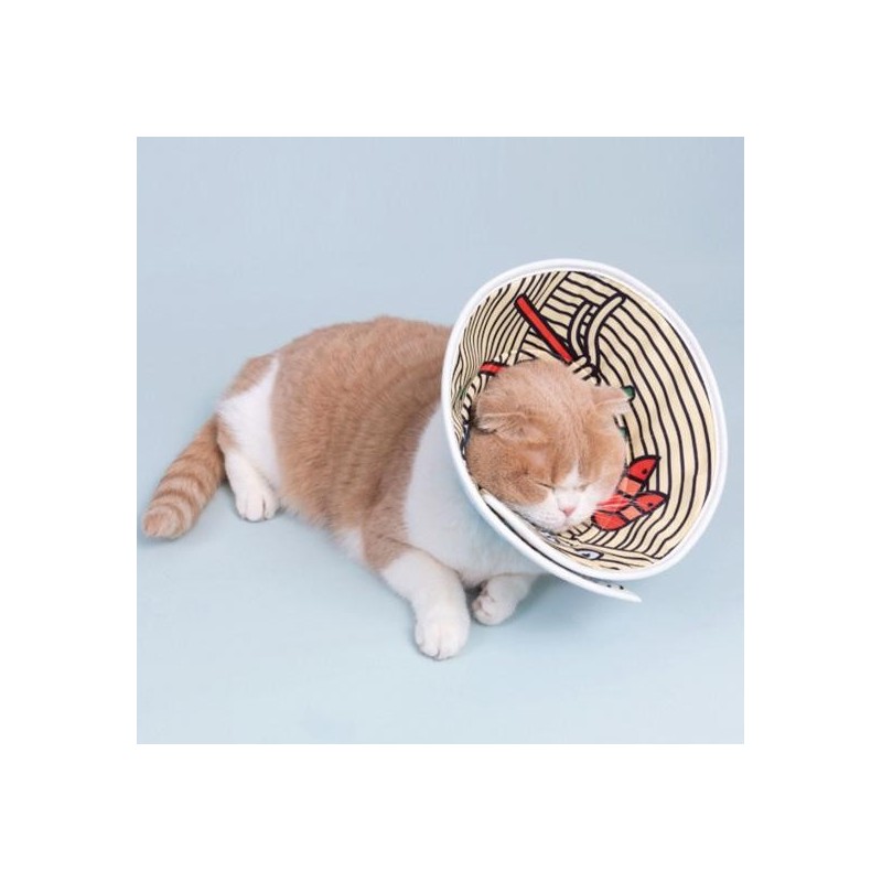 Pet Protective Collar Eye-catching Super Soft EVA Pet Cat Surgery Wound Healing Protective