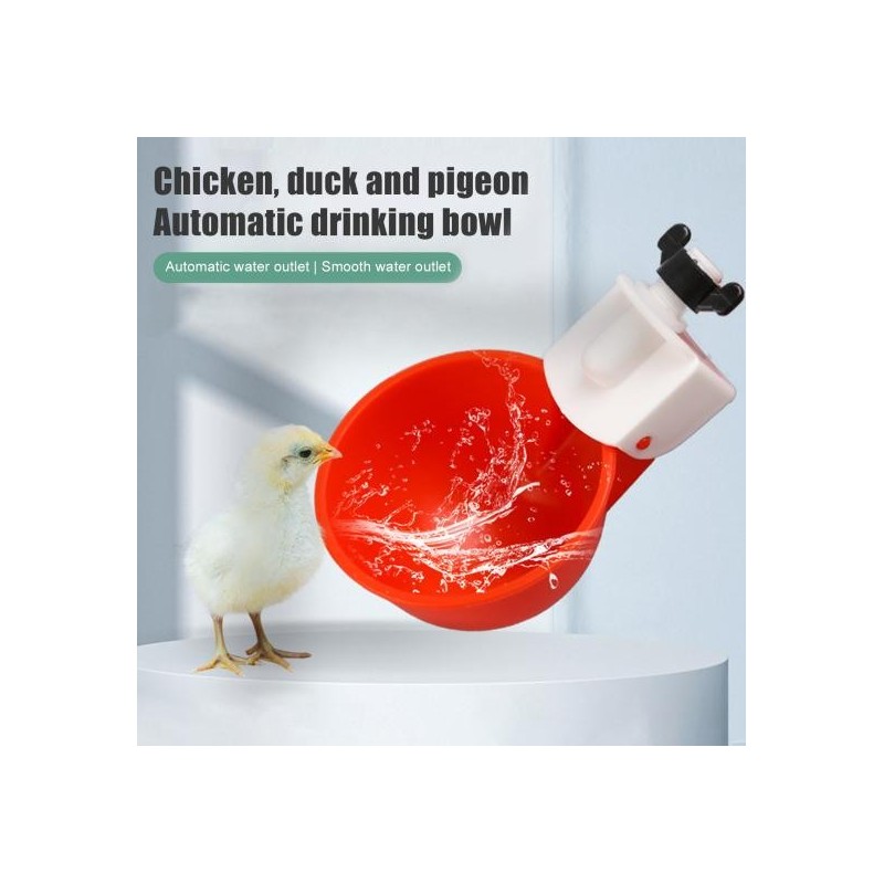 1 Set Geflügel-Wasserspender, langlebig, bissfest, automatischer Hühnertrinknapf für Enten, Küken, Hasen, Vögel