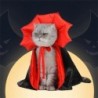 Halloween Katzen-/Hundekostüm Umhang, Haustierkostüm für Katzen und kleine Hunde, Cosplay-Party, Katzen-Outfit-Kleidung für H