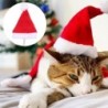 Weihnachtsmütze für Haustiere, Weihnachtsmütze für Katzen und Hunde, Weihnachtsmütze aus Plüsch, Weihnachtsdekoration, Gesche