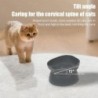 Wide-mouth Elevated High Footed Plastic Cat Bowl Classic Pet Pet Bowl Utensils Dog Cat Knock Fo B6J2