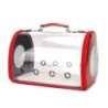 Transparent Capsule Pet Handbag Large Capacity Cat Hand Carrier Two Side Ventilation Holes Portable