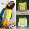 Vogelfluggeschirr Weste Papagei Anzug mit Leine Reflektierende Weste Vogelkleidung für Nymphensittiche Conures Wellensittiche