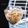 3Pcs Vogel Feeder Einfache Installation Papagei Feeder Und Trinker Große Kapazität Hängen Vogelfutter Feeder Vogel Liefert