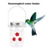 400 ml Kolibri-Futterspender, Einmachglas-Design, hängender Kolibri-Wasserspender mit 3 Löchern, Vogelzubehör