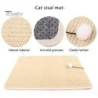 Kratzmatte für Katzen, natürliche Sisal-Kratzmatte mit Plüschball, Möbelschutz, rutschfeste Wände und Böden, Kratzmatte für K