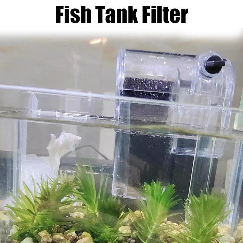 Sauerstoff-Tauchwasserreiniger, Wasserpumpen für Aquarien, Aquarium-Zubehör, externer Aufhängefilter, Mini-Aquariumfilter, US