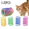 4/8/12/20Pcs Pet Supplies Kunststoff lustige Katze Frühling Spielzeug Kätzchen Spielzeug Training Haustier spielen