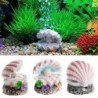 Shell Perle & Air Stein Aquarium Aquarium Bubbler Shell Sprudelnden Ornament Dekor