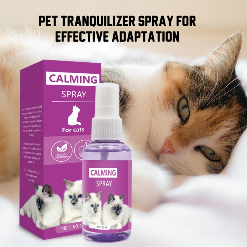 60ML Pheromon Katze Emotionale Beruhigung Spray Katze Pheromon Feliway Anti-Stress Spray