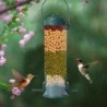 Titel Wetterfester, eichhörnchensicherer, hängender Kolibri-Futterspender mit 4 Öffnungen, perfekt für Garten und TerrassePro