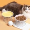 Haustier Snack Schüssel Katzenfutter Schüssel Haustiere Hals Schutz Katze Stand Schüssel Waschbar Hund Wasser Feede Hund Katz