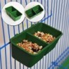 5Pcs Vogelfutter Boxen Große Kapazität Hohe Haltbarkeit Kunststoff Sittich Feeder Vogel Käfig Lebensmittel