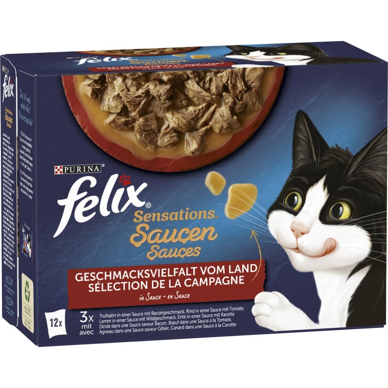 Felix Sensations Saucen Geschmacksvielfalt vom Land 12x85g - 1.020 g