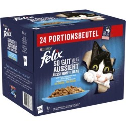 Felix So gut wie es aussieht Geschmacksvielfalt aus dem Wasser 24x85g - 2.040 g