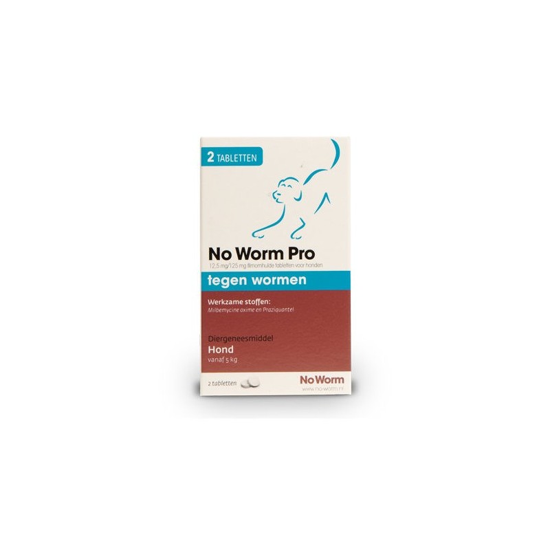 No Worm Pro Hond (Hund) - 4 Tabletten