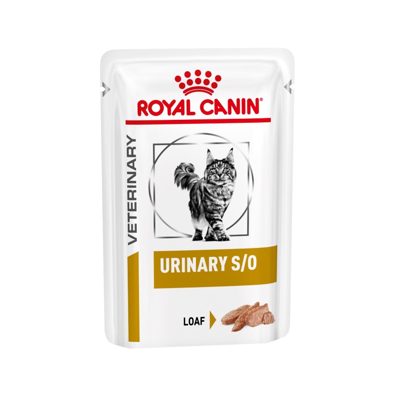 Royal Canin Urinary S/O Katzenfutter - Frischebeutel - Loaf - 4 x 12 x 85 g