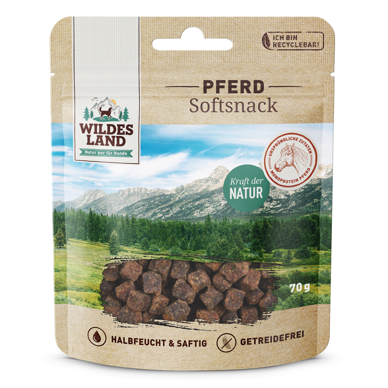 Wildes Land | Pferd | Softsnack | 8 x 70 g