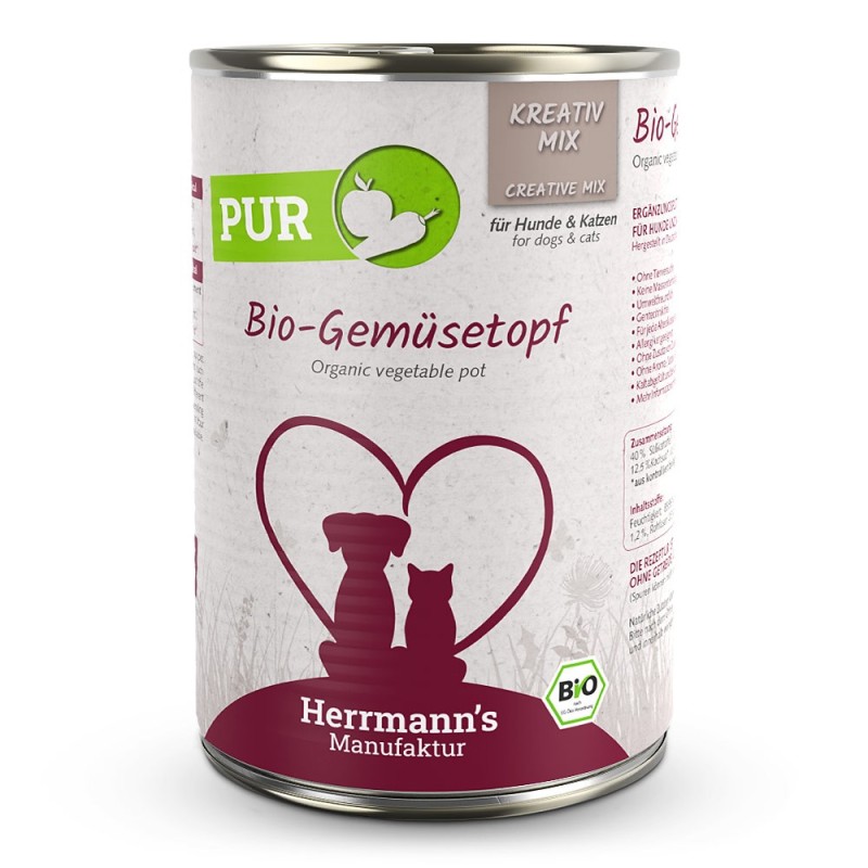 Herrmann's | Bio Gemüsetopf | Kreativ-Mix | 48 x 400 g