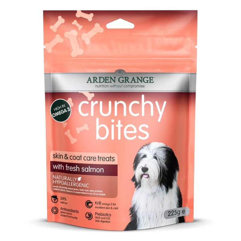 Arden Grange | Mit frischem Lachs | Crunchy Bites | 10 x 225 g