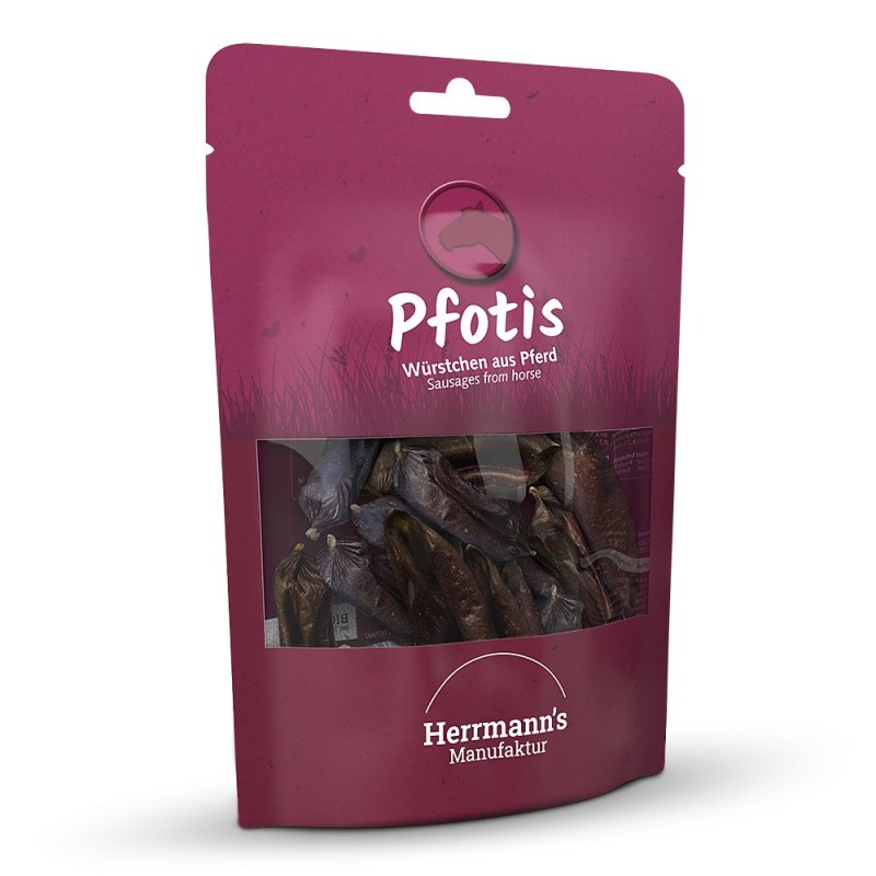 Herrmann's | Pferdewürstchen | Pfotis | 6 x 80 g