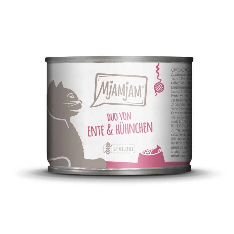 MjAMjAM DUO von Ente & Hühnchen an Möhrchen 24x200g