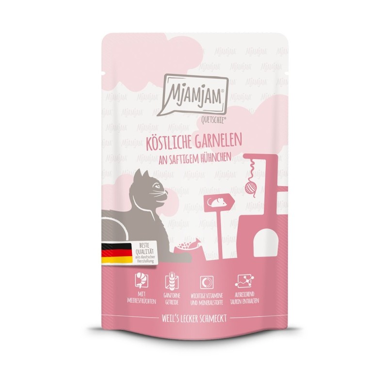 MjAMjAM Quetschie Garnelen an saftigem Hühnchen 48x125g