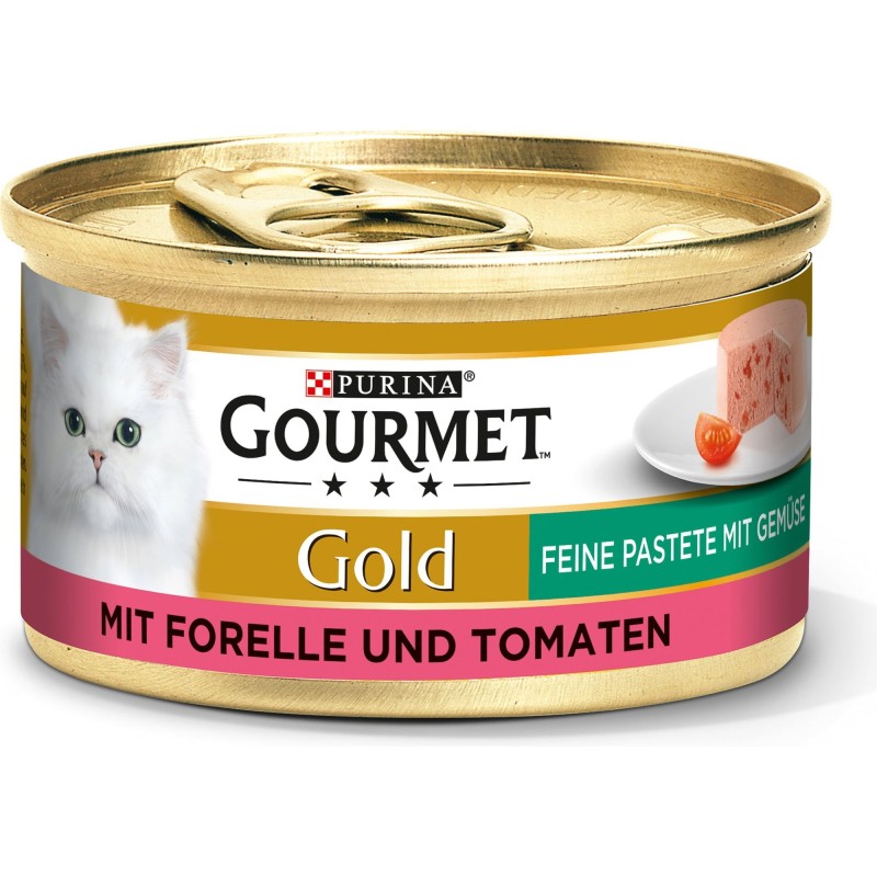 Gourmet Gold Feine Pastete mit Forelle und Tomaten - 85 g