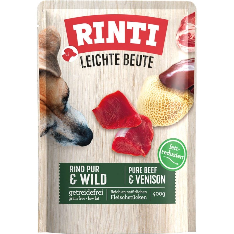 Rinti Leichte Beute Rind Pur + Wild 10x400g