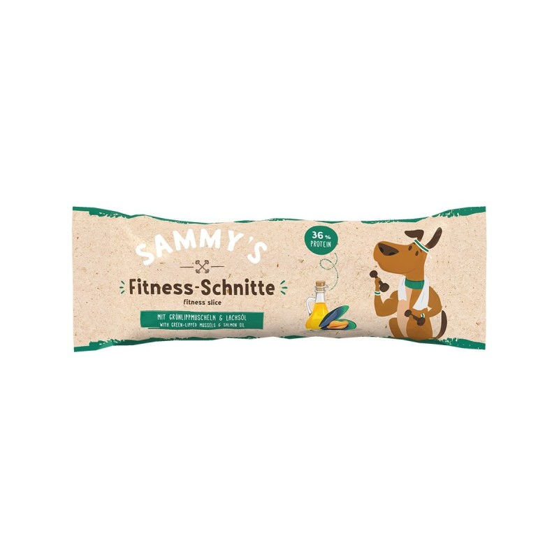 Sammy´s Fitness-Schnitte mit Grünlippmuscheln 8 Riegel