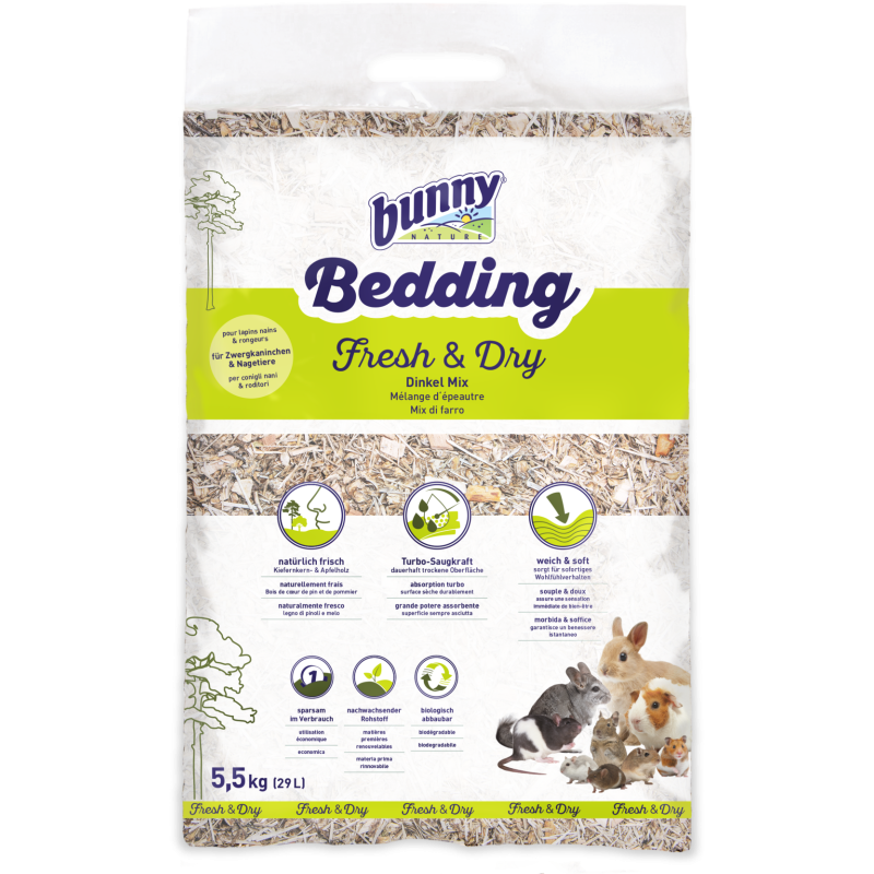 bunny Bedding Fresh & Dry - 29 l