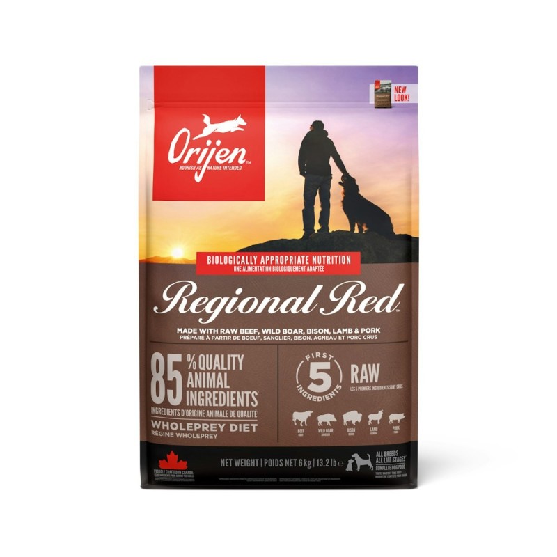 Orijen Regional Red Hundetrockenfutter 6 Kilogramm