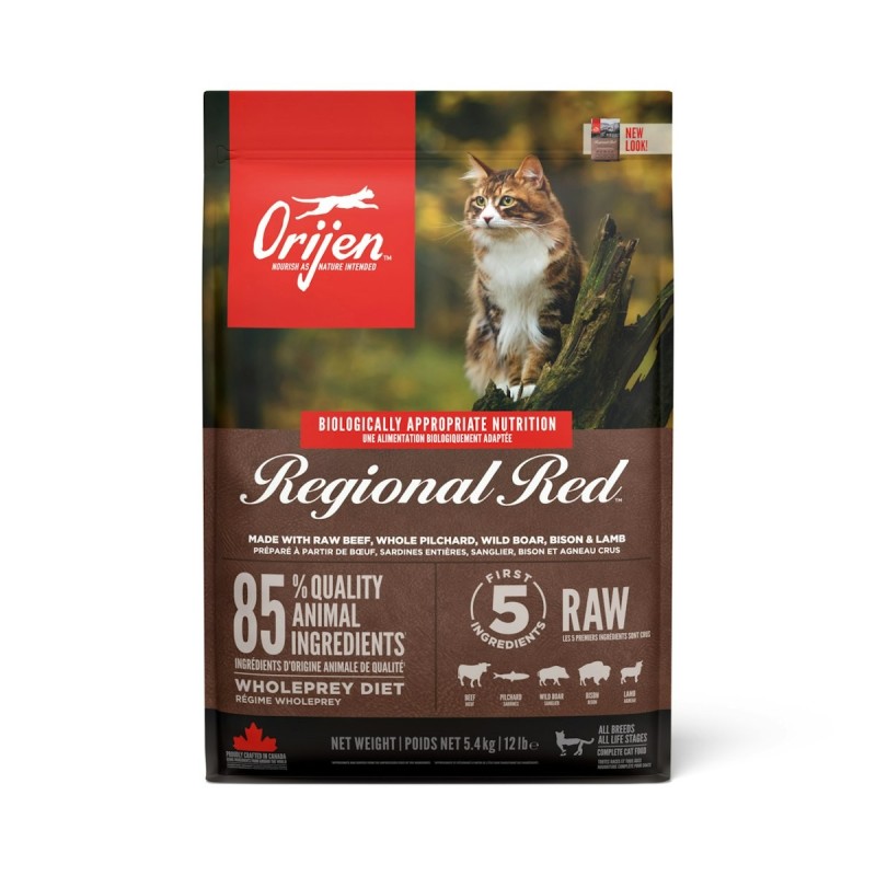 Orijen Regional Red Katzentrockenfutter 5,4 Kilogramm