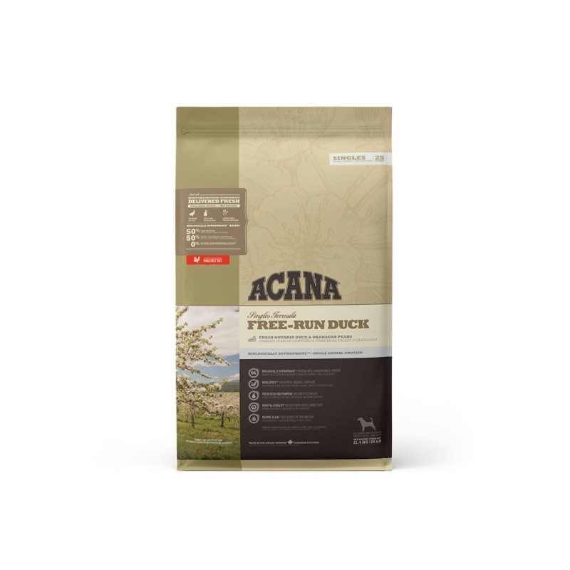 Acana Dog Free Run Duck Hundetrockenfutter 11,4 Kilogramm