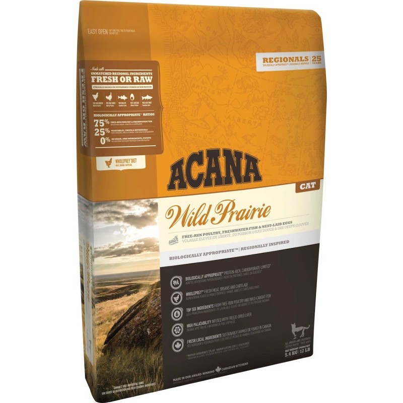 ACANA Regionals Wild Prairie Katzentrockenfutter 1,8 Kilogramm