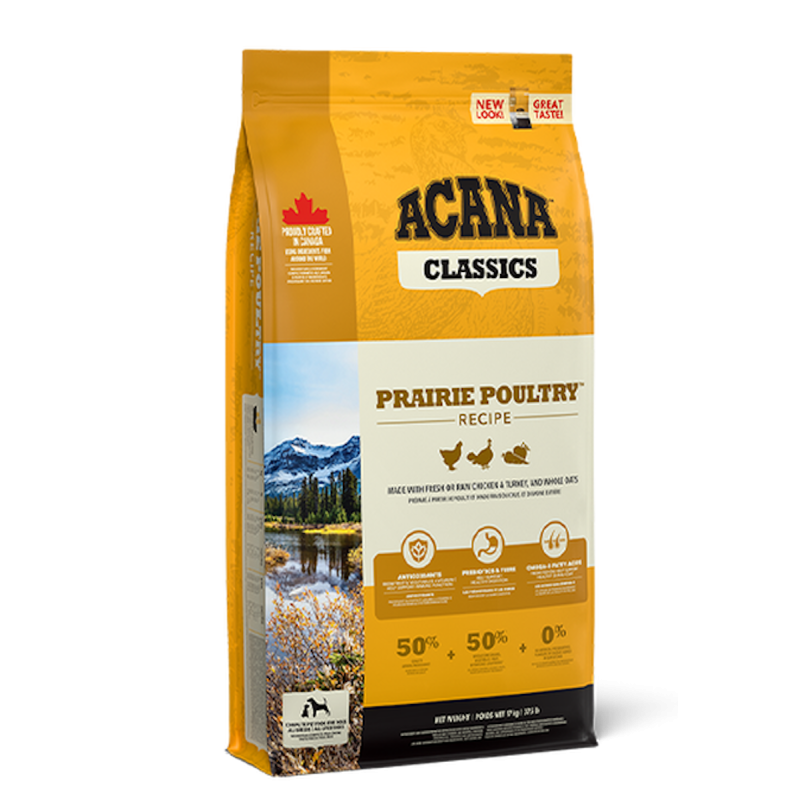 ACANA Classics Prairie Poultry Hundetrockenfutter 9,7 Kilogramm